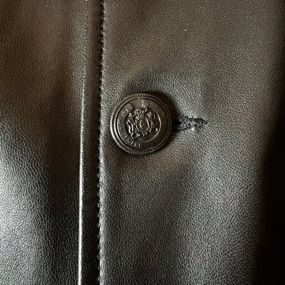 *RARE* JOHN VARVATOS Limited Edition Double Breasted Leather Jacket Sz52 RP$2698 - Picture 3 of 16